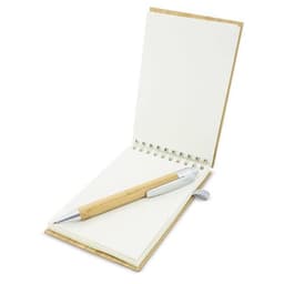 BLOC BAMBU CON BOLIGRAFO NATURE