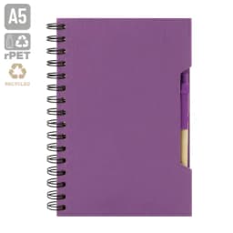 CUADERNO A5 CON BOLIGRAFO ECO "GREEN LIFE"