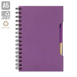 CUADERNO A5 CON BOLIGRAFO ECO "GREEN LIFE"