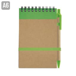 BLOC DE NOTAS CON BOLIGRAFO RECICLADO "MAEL"