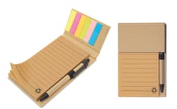 LIBRETA MARCADOR CON BOLIGRAFO DE SOBREMESA "ECOLIFE"