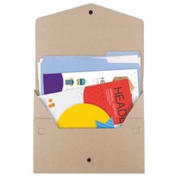 CARPETA RECICLADA BOTON "TREXA"