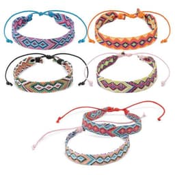 PULSERAS "HIPPY" (PACK DE 6)