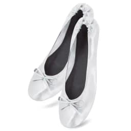 ZAPATILLA PLEGABLE ORO (12 PARES) "BALLET"