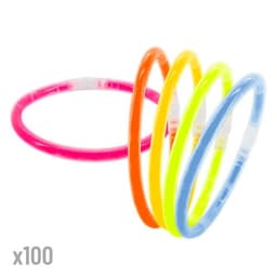 PULSERAS LUMINOSAS "NEÓN" (PACK DE 100)