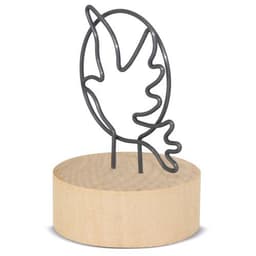 MEMO CLIP CON BASE DE MADERA "ESPÍRITU"