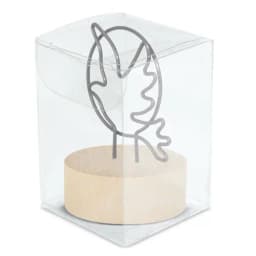 MEMO CLIP CON BASE DE MADERA "ESPÍRITU"