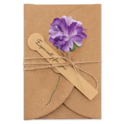 TARJETAS VINTAGE FLORES SECAS (PACK DE 10)