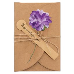 TARJETAS VINTAGE FLORES SECAS (PACK DE 10)