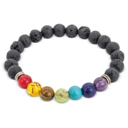 PULSERA PIEDRA VOLCÁNICA "HELENA"