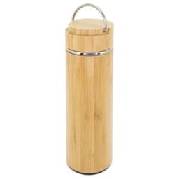 TERMO DOBLE PARED BAMBU/ACERO INOXIDABLE "MALASIA"