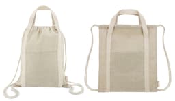 BOLSA MOCHILA DE ALGODÓN RECICLADO "YALA"