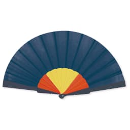 ABANICO VARILLAS ESPAÑA MARINO "MARISMA"