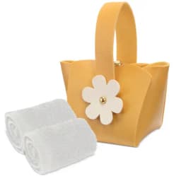 SET 5 BOLSITOS CON TOALLA "JULIETTE"