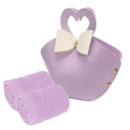 SET 5 BOLSITOS CON TOALLA "COQUETTE"