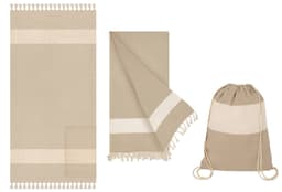 TOALLA PAREO MOCHILA "SOFT-ECO"