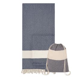 TOALLA PAREO MOCHILA "SOFT-ECO"