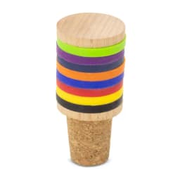 TAPÓN CORCHO Y MADERA CON ANILLAS IDENTIFICADORAS PARA COPAS “TRIANA”