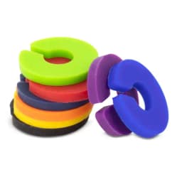 TAPÓN CORCHO Y MADERA CON ANILLAS IDENTIFICADORAS PARA COPAS “TRIANA”