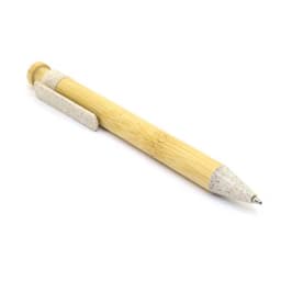 BOLIGRAFO DE BAMBÚ Y FIBRA DE TRIGO "KOBAX"