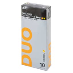 MARCADOR DOBLE NARANJA/AMARILLO "WICKY"