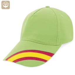 GORRA NACIONAL 5 PANELES ALGODN PEINADO "DEVA"