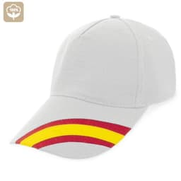 GORRA NACIONAL 5 PANELES ALGODN PEINADO "DEVA"
