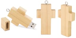 USB CRUZ DE BAMBÚ 32GB "HOLY"