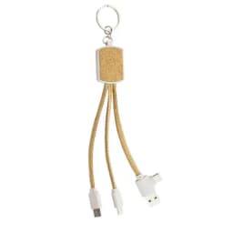 CARGADOR-LLAVERO CONECTORES ECOLÓGICO "NABIR"