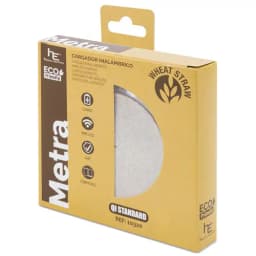 CARGADOR INALAMBRICO "METRA" FIBRA DE TRIGO