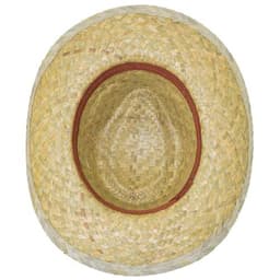 SOMBRERO PAJA VERDE CINTA INTERIOR "MARCO"