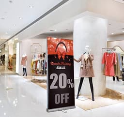 ROLL UP DOBLE CARA 85x200 CM "IBOR"