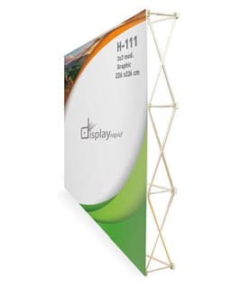 POP UP VELCRO 3x3 CON TROLLEY "SHOWROOM"