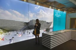 POP UP VELCRO 3x3 CON TROLLEY "SHOWROOM"