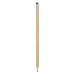 LÁPIZ MADERA CON GOMA COLOR AZUL