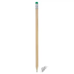 LÁPIZ MADERA CON GOMA COLOR AZUL