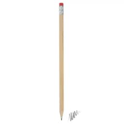 LÁPIZ MADERA CON GOMA COLOR AZUL