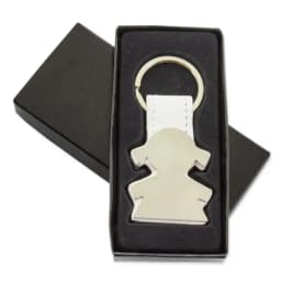 LLAVERO METALICO FORMA NIÑA "NASCA"