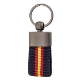 LLAVERO CINTURON BANDERA FRANCIA BLANCO "DEREX"