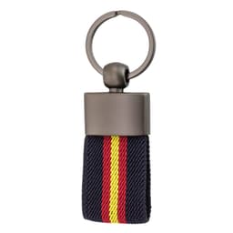 LLAVERO CINTURON BANDERA FRANCIA BLANCO "DEREX"