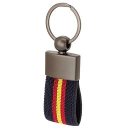 LLAVERO CINTURON BANDERA FRANCIA BLANCO "DEREX"