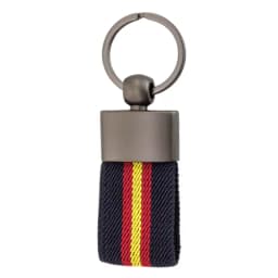 LLAVERO CINTURON BANDERA FRANCIA BLANCO "DEREX"