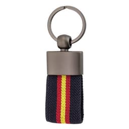 LLAVERO CINTURON BANDERA FRANCIA BLANCO "DEREX"