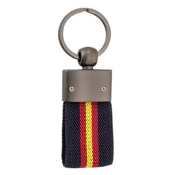 LLAVERO CINTURON BANDERA FRANCIA BLANCO "DEREX"