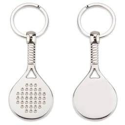 LLAVERO RAQUETA METALICO