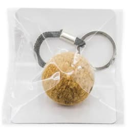 LLAVERO CORCHO CON BOLA TRIDIMENSIONAL "LAUPIN"