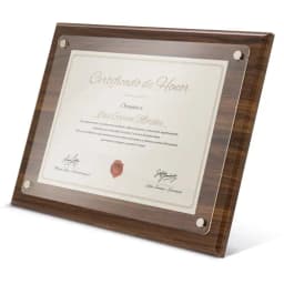 MARCO DE MADERA DIPLOMA A4 "EXCELENCIA"