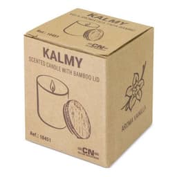 VELA AROMATICA TAPA BAMBÚ "KALMY"