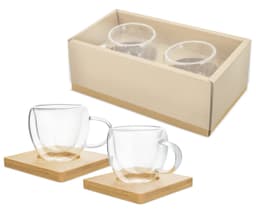 SET DE CAFÉ EXPRESSO "CLUNY" AL VACIO