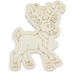 SET PIEZAS MADERA HAPPY CHRISTMAS ( 4 PCS)